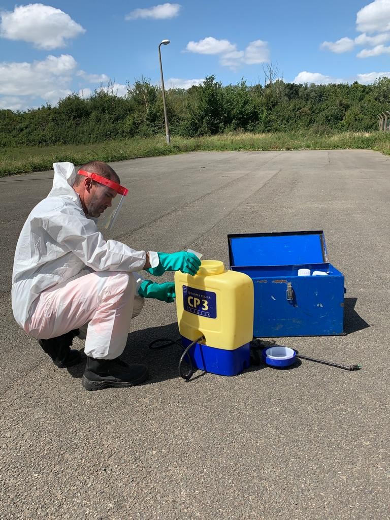 In this Lantra accredited combined course learn about correct use and the application of pesticides. This course is designed for beginners to become safe and compliant to use specialist chemicals. Walk away from this course with the knowledge you will be safely handling chemicals and handheld applicators.

Number of candidates per course: 6