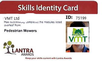 If you need a replacement Lantra skills card or a paper certificate, please let us know and we can get that arranged for you and send them to your home address.